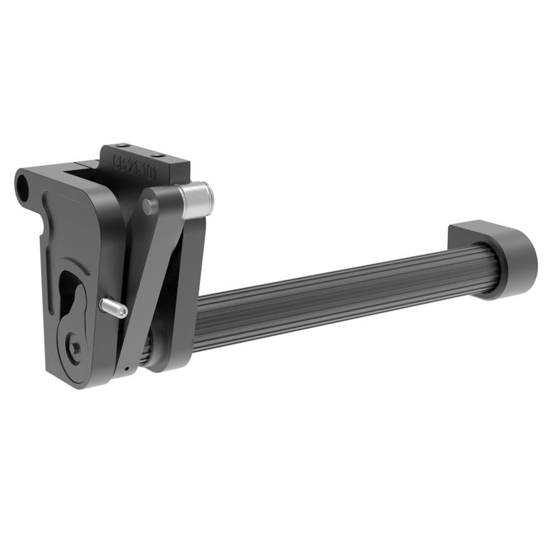 SOUTHCO LIFT-A-SYST® Counterbalance Concealed Hinge, M6 Thread, Left, Aluminum, Anodized, Black [CB-21-101-00-10]