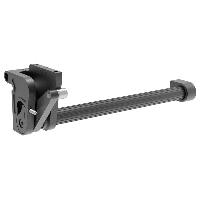 SOUTHCO LIFT-A-SYST® Counterbalance Concealed Hinge, M6 Thread, Left, Aluminum, Anodized, Black [CB-21-104-00-10]