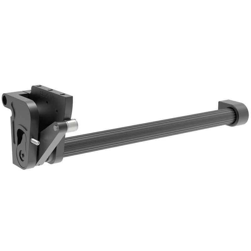 SOUTHCO LIFT-A-SYST® Counterbalance Concealed Hinge, M6 Thread, Left, Aluminum, Anodized, Black [CB-21-105-00-10]