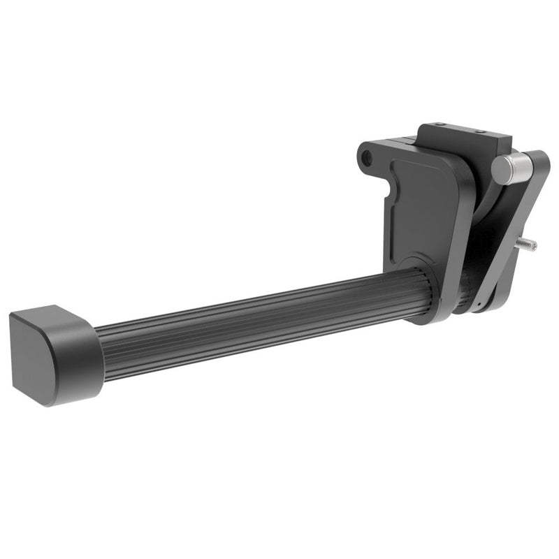 SOUTHCO LIFT-A-SYST® Counterbalance Concealed Hinge, M6 Thread, Right, Aluminum, Anodized, Black [CB-22-101-00-10]
