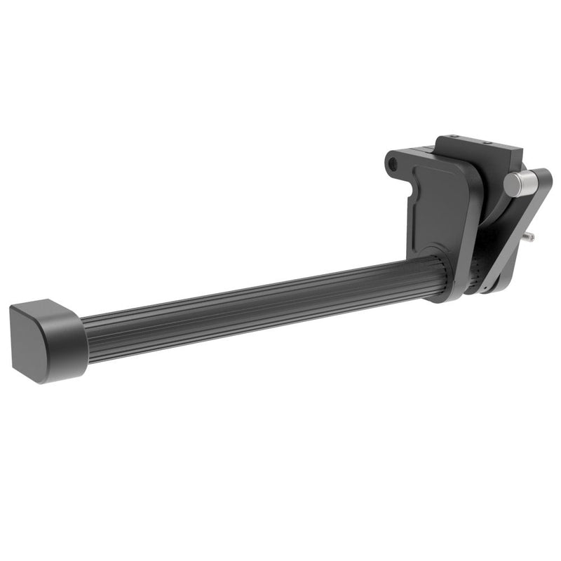 SOUTHCO LIFT-A-SYST® Counterbalance Concealed Hinge, M6 Thread, Right, Aluminum, Anodized, Black [CB-22-102-00-10]