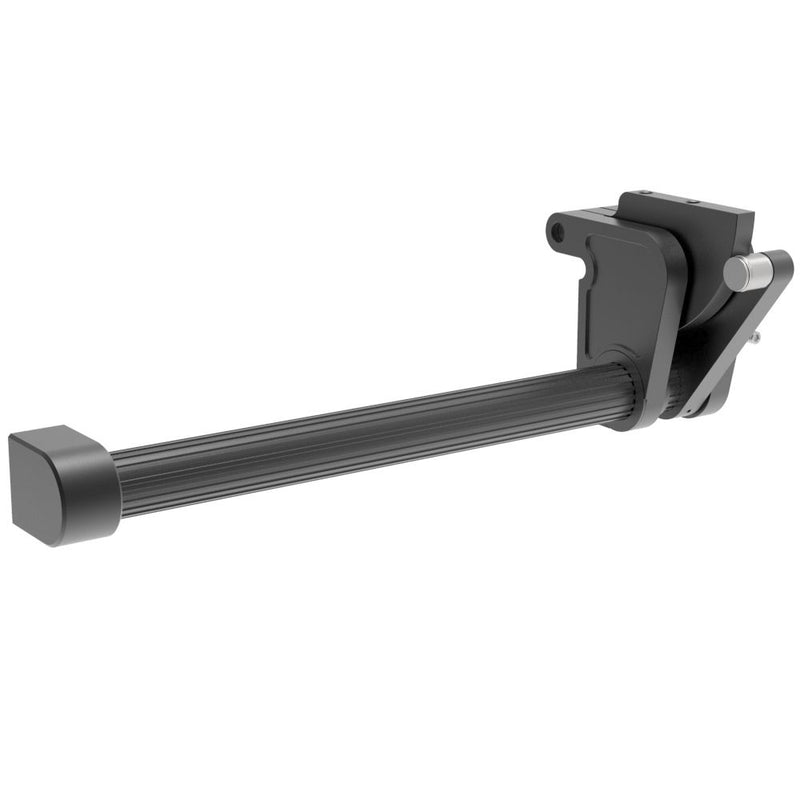 SOUTHCO LIFT-A-SYST® Counterbalance Concealed Hinge, M6 Thread, Right, Aluminum, Anodized, Black [CB-22-103-00-10]
