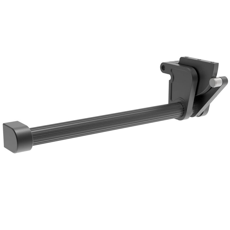 SOUTHCO LIFT-A-SYST® Counterbalance Concealed Hinge, M6 Thread, Right, Aluminum, Anodized, Black [CB-22-104-00-10]