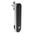 SOUTHCO Multipoint Compression Latch, Steel Mounting Hardware, Key Locking, CH751, Counter-clockwise Swing, Zinc Alloy, Black [CR-19-11-25]