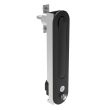 SOUTHCO Multipoint Compression Latch, Steel Mounting Hardware, Key Locking, CH751 with Padlock Hasp, Counter-clockwise Swing, Zinc Alloy, Black [CR-19-21-25]