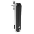 SOUTHCO Multipoint Compression Latch, Steel Mounting Hardware, Key Locking, CH751 with Padlock Hasp, Clockwise Swing, Zinc Alloy, Black [CR-19-21-35]