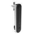 SOUTHCO Multipoint Compression Latch, Steel Mounting Hardware, Locking, Bellcore Electronics Key, Universal Swing, Zinc Alloy, Black [CR-19-44-15]