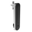 SOUTHCO Multipoint Compression Latch, Steel Mounting Hardware, Locking, Bellcore Electronics Key, Counter-clockwise Swing, Zinc Alloy, Black [CR-19-44-25]