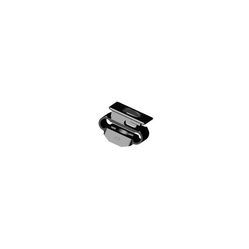 SOUTHCO DZUS® Quarter-Turn Receptacle, 2.80 - 3.25mm (.111 - .129 in) Frame Thickness, Plastic, Natural [D1-004-915-010]