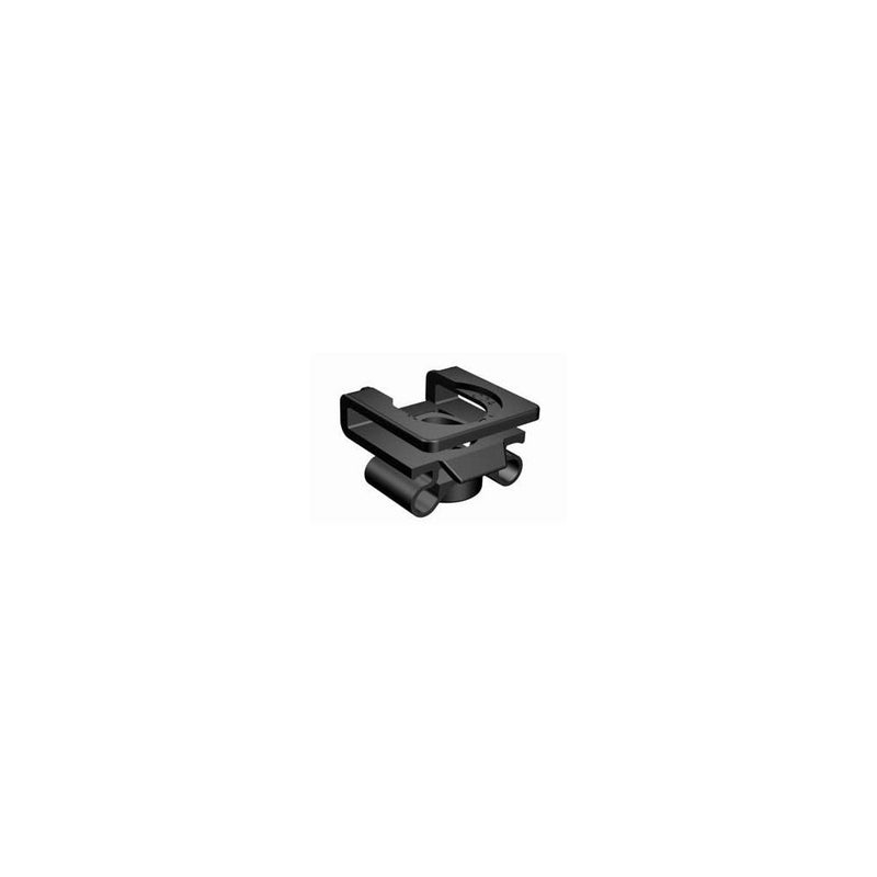 SOUTHCO DZUS® Quarter-Turn Receptacle, 0.70 - 2.30mm (.027 - .090 in) Frame Thickness, Plastic, Natural [D1-004-921-010]