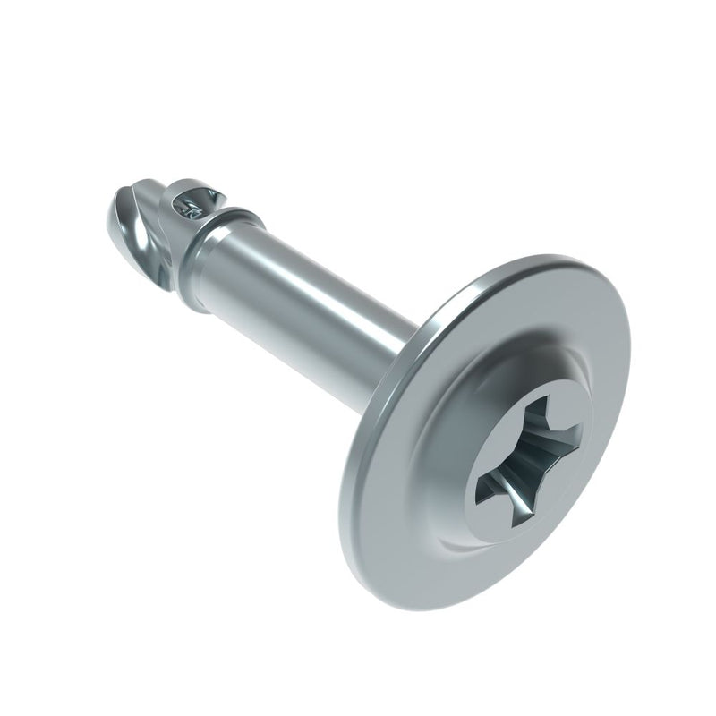 SOUTHCO DZUS® Quarter-Turn Stud, Medium Size, Phillips Recess #2, Steel Zinc Plate, Bright chromate [D2-515-1317-190]