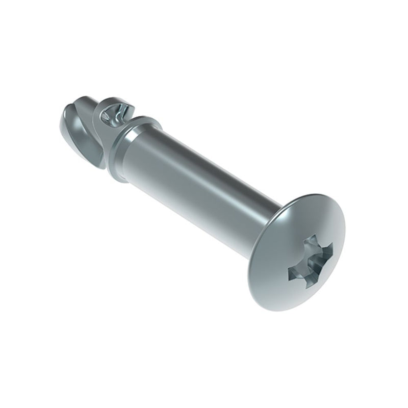 SOUTHCO DZUS® Quarter-Turn Stud, Medium Size, Phillips Recess #2, Steel Zinc Plate, Bright chromate [D2-515-715-190]