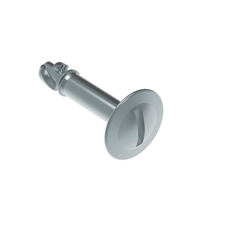 SOUTHCO DZUS® Quarter-Turn Stud, Large Size, Slotted Recess, Steel Zinc Plate, Bright chromate [D2-517-1112-190]