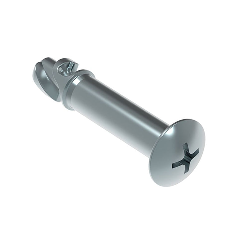 SOUTHCO DZUS® Quarter-Turn Stud, Large Size, Phillips Recess #2, Steel Zinc Plate, Bright chromate [D2-517-712-190]