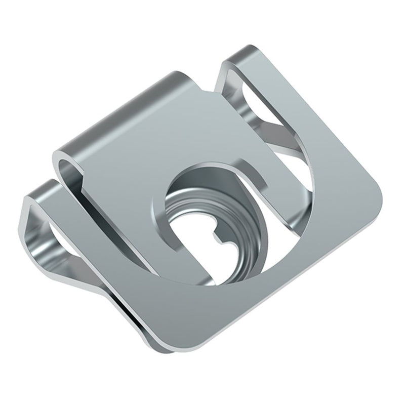 SOUTHCO DZUS® Quarter-Turn Receptacle, Small Size, Steel Zinc Plate, Bright chromate [D2-533-300-190]