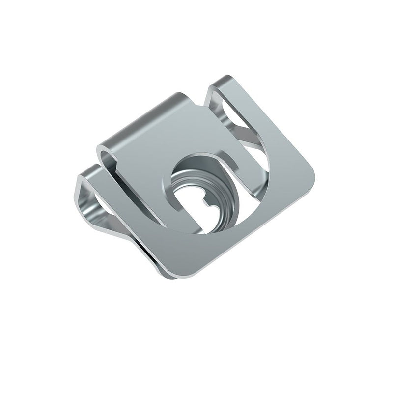 SOUTHCO DZUS® Quarter-Turn Receptacle, Large Size, Steel Zinc Plate, Bright chromate [D2-537-330-190]