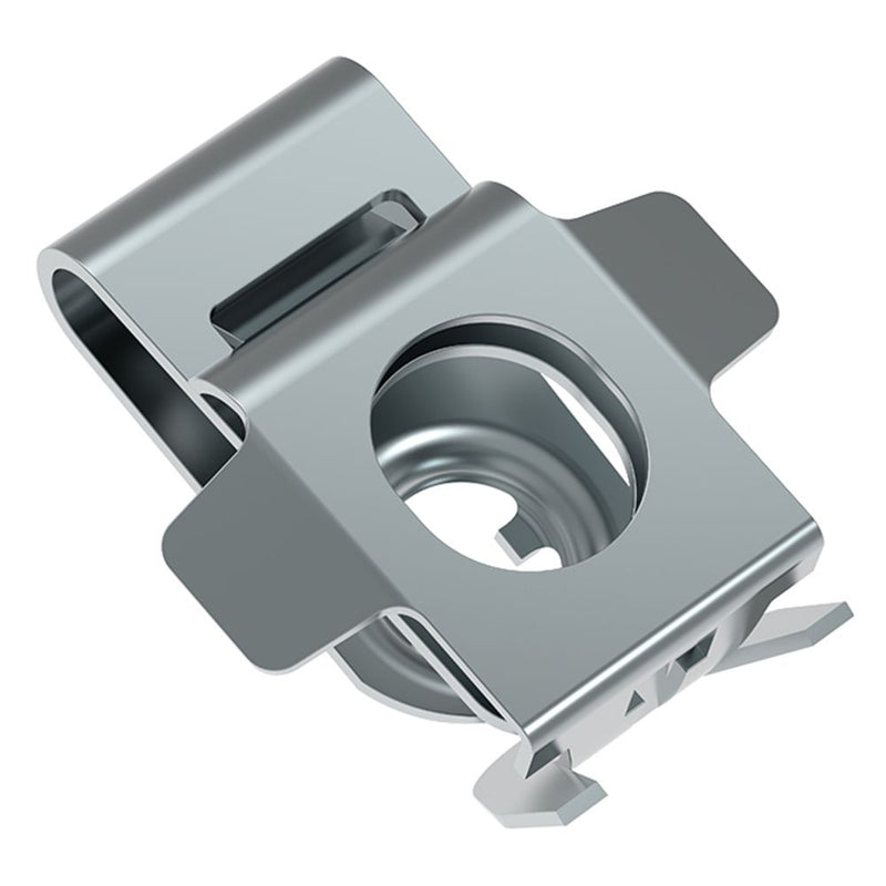 SOUTHCO DZUS® Quarter-Turn Receptacle, Large Size, Steel Zinc Plate, Bright chromate [D2-537-601-190]