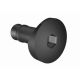 SOUTHCO DZUS® Quarter-Turn Stud, Hex Recess, Acetal Copolymer, Black [D7-200-701-010]