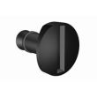 SOUTHCO DZUS® Quarter-Turn Stud, Slotted Head, Acetal Copolymer, Black [D7-200-711-010]