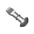 SOUTHCO DZUS® Quarter-Turn Stud, Phillips Recess #2, Steel Zinc Plate, Bright chromate [D7-265-716-190]