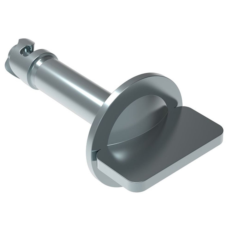 SOUTHCO DZUS® Quarter-Turn Stud, Size 4, Wing, Steel, Zinc Plate, Bright chromate [D8-314-319-190]