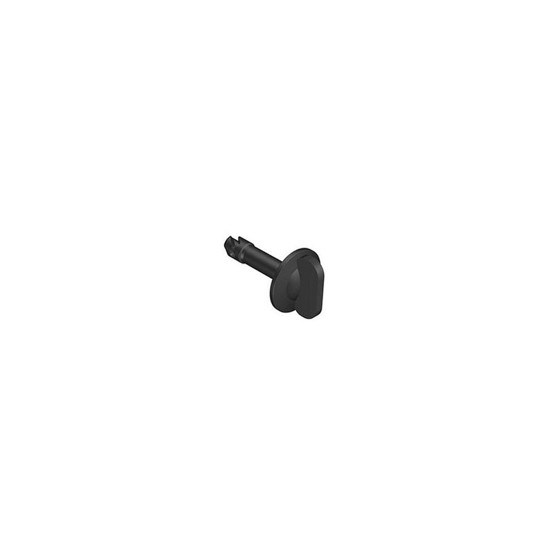 SOUTHCO DZUS® Quarter-Turn Stud, Size 4, Longer Wing, Steel, Zinc Plate, Black Chromate [D8-314-3024-191]