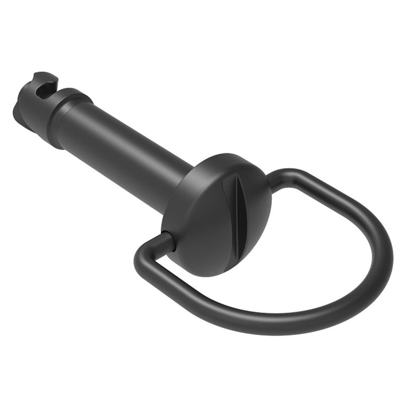 SOUTHCO DZUS® Quarter-Turn Stud, Size 4, Bail Handle, Steel, Zinc Plate, Black Chromate [D8-314-430-191]