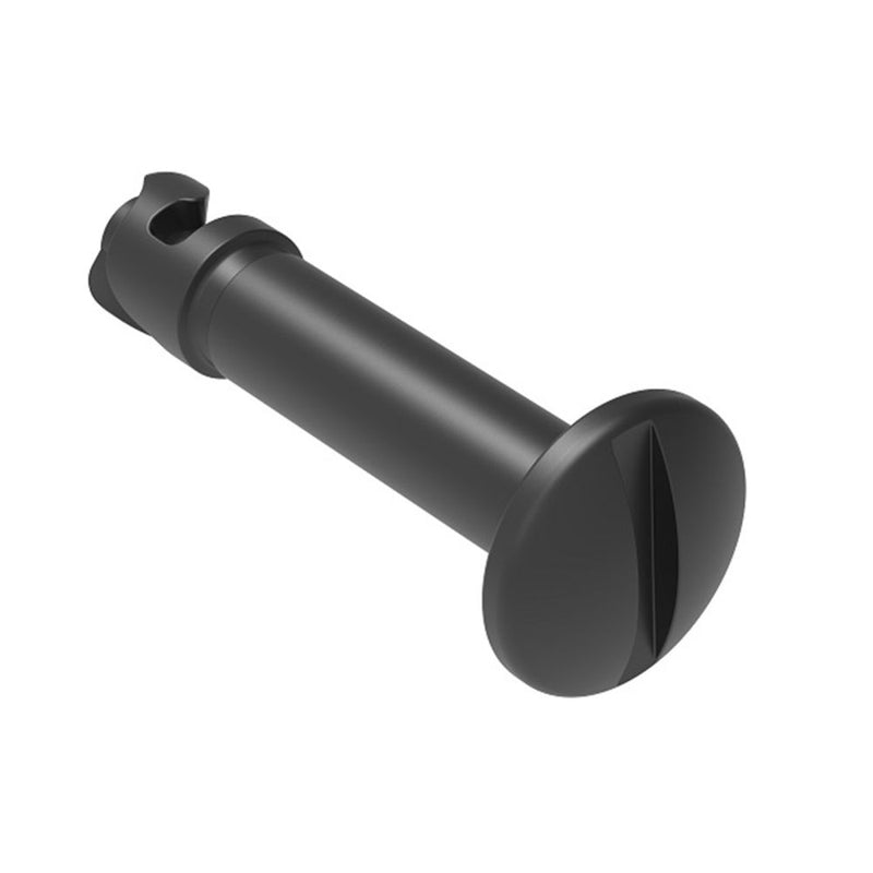 SOUTHCO DZUS® Quarter-Turn Stud, Size 6, Slotted Recess, Steel, Zinc Plate, Black Chromate [D8-316-125-191]