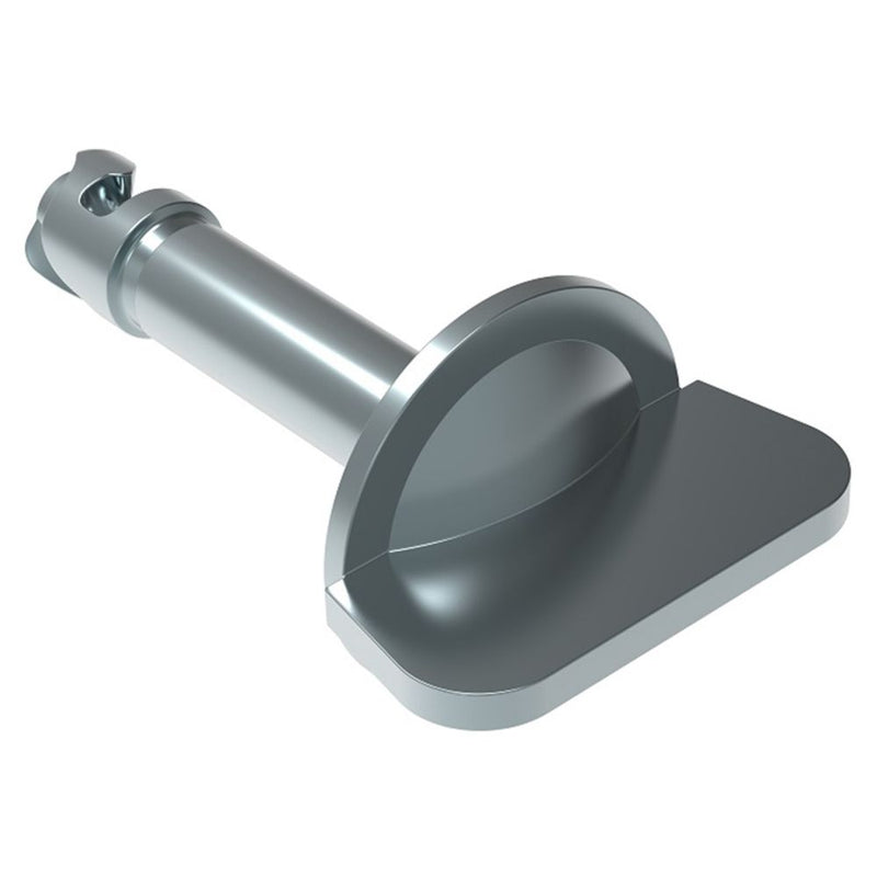 SOUTHCO DZUS® Quarter-Turn Stud, Size 9, Longer Wing, Steel, Zinc Plate, Bright chromate [D8-319-3023-190]