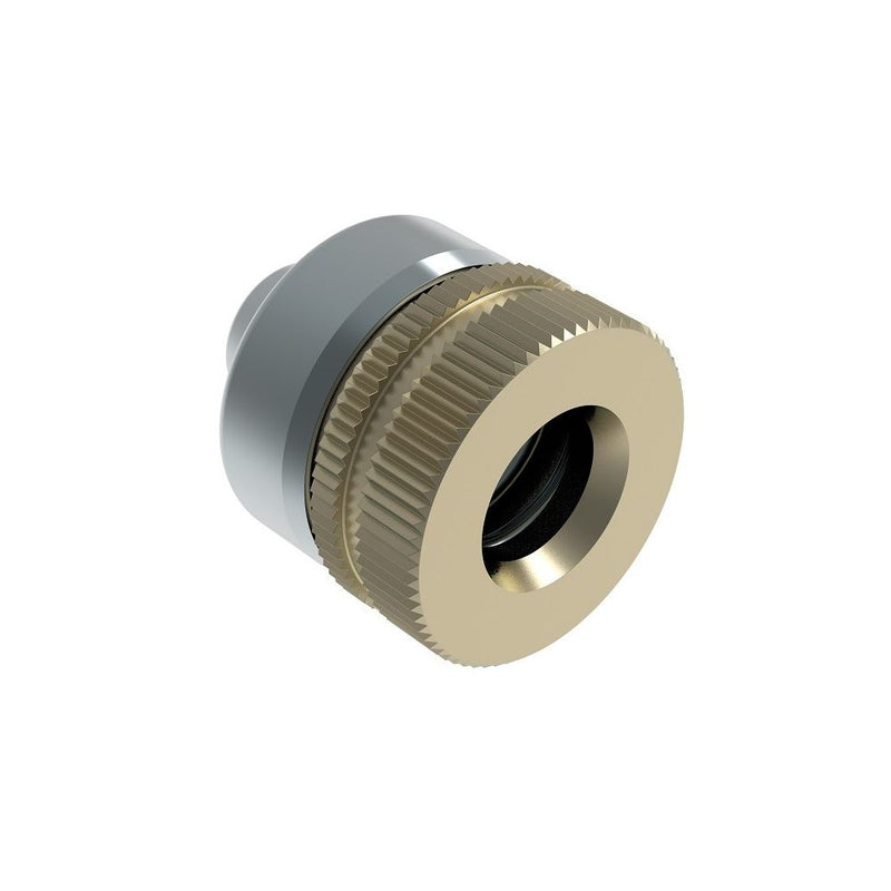 SOUTHCO DZUS® Quarter-Turn Receptacle, Size 6, Press-In, Brass [D8-336-100-300]