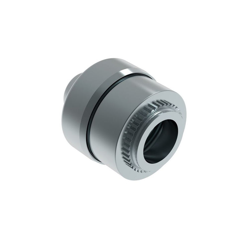 SOUTHCO DZUS® Quarter-Turn Receptacle, Size 4, Press-In, Steel, Zinc Plate, Bright chromate [D8-334-110-190]