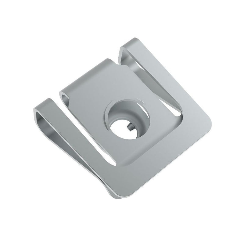 SOUTHCO DZUS® Quarter-Turn Receptacle, Size 9, Clip-on, Steel, Zinc Immersion Coating [D8-339-300-121]