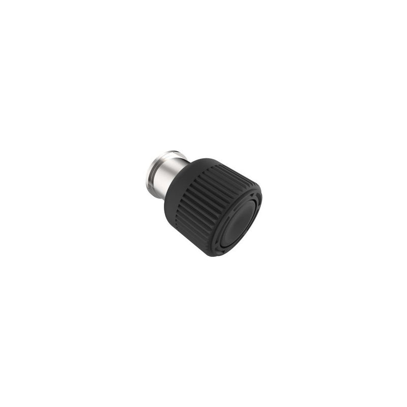 SOUTHCO DZUS® Tech Line, Press-in, 9.3 mm Fastened Stud Projection, 0.9 mm Min. Outer Panel, Black Knob, Tray Package [D9-47-1302-K000]