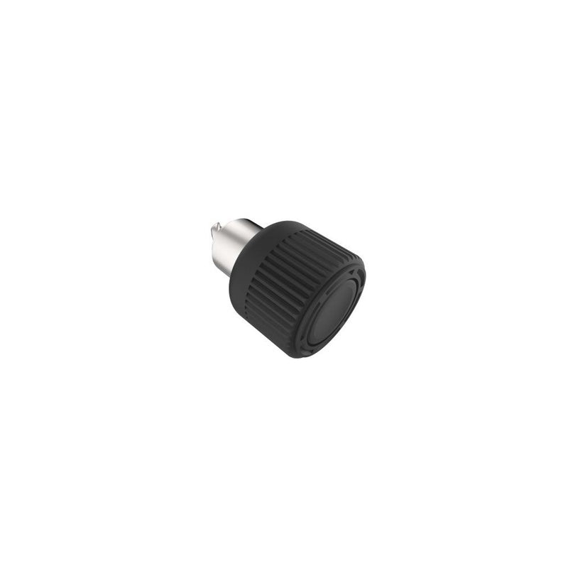 SOUTHCO DZUS® Tech Line, Flare-in, 8.3 mm Fastened Stud Projection, 0.9 mm Min. Outer Panel, Black Knob, Tray Package [D9-47-3301-K000]