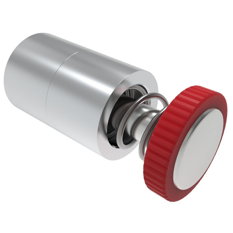SOUTHCO DZUS® Tech Line, Press-in, 11.3 mm Fastened Stud Projection, 0.9mm Min. Outer Panel, No Recess, Blue Knob, Bulk Packaged [D9-52-1304-K013]
