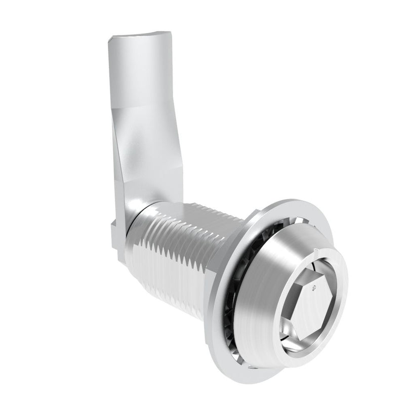 SOUTHCO VISE ACTION® Compression Latch, Large Size, Bellcore 216, Aluminum Alloy, Powder Coated, Clear, 38 mm (1.5 in) Grip [E3-1215-0906]