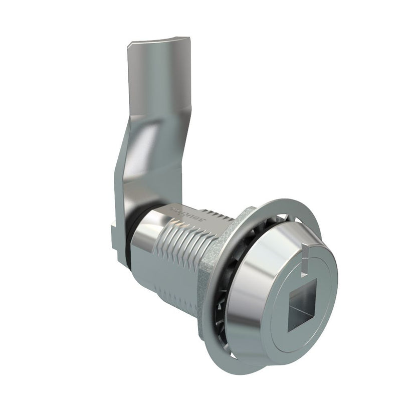 SOUTHCO Vise Action® Compression Latch, Large Size, 8 mm Square Recess, Zinc Alloy, Chrome Plated, Bright, 27 mm (1.06 in) Grip [E3-2719-061]
