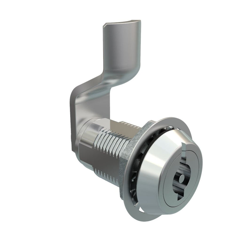 SOUTHCO VISE ACTION® Compression Latch, Large Size, 3 mm Double Bitted Recess, Zinc Alloy, Chrome Plated, Bright, 15 mm (0.59 in) Grip [E3-122-001]