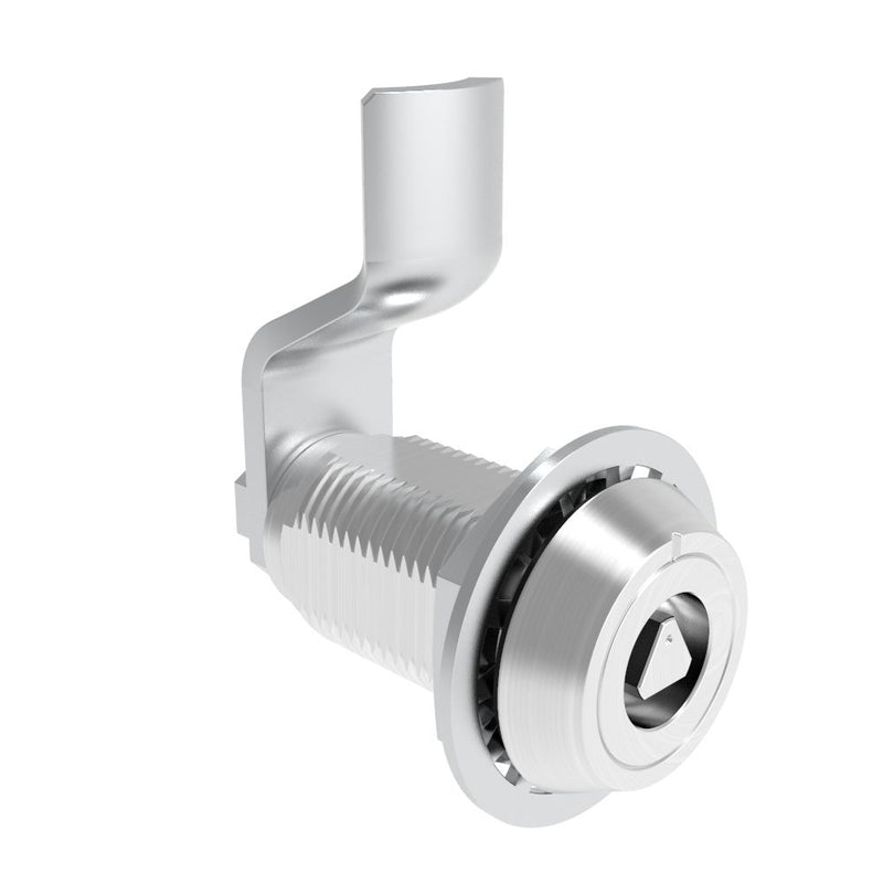 SOUTHCO VISE ACTION® Compression Latch, Large Size, 7 mm Triangle, Aluminum Alloy, Powder Coated, Clear, 20 mm (0.79 in) Grip [E3-103-0006]
