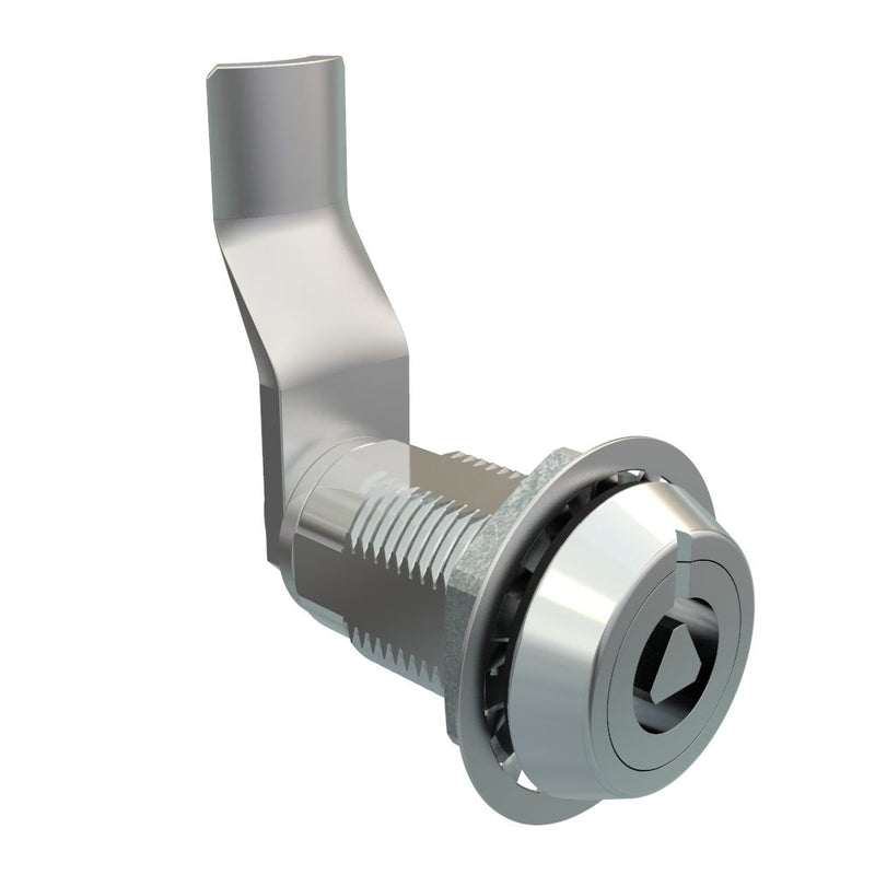 SOUTHCO VISE ACTION® Compression Latch, Large Size, 7 mm Triangle, Zinc Alloy, Chrome Plated, Bright, 37 mm (1.46 in) Grip [E3-123-111]