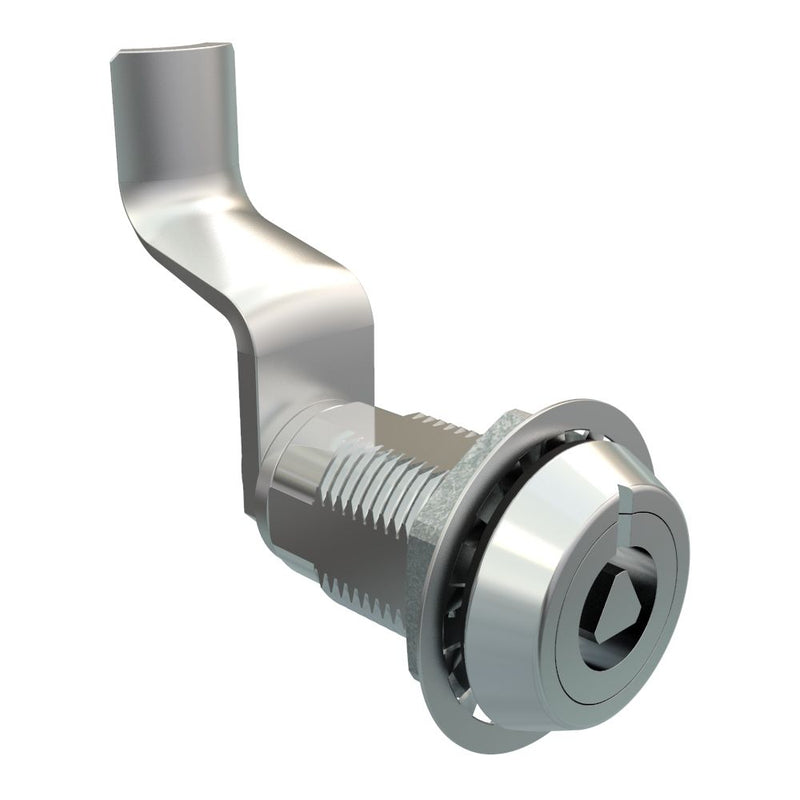 SOUTHCO VISE ACTION® Compression Latch, Large Size, 7 mm Triangle, Zinc Alloy, Chrome Plated, Bright, 47 mm (1.85 in) Grip [E3-123-161]
