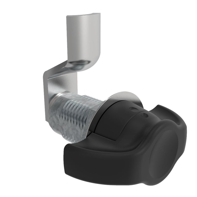 SOUTHCO VISE ACTION® Compression Latch, Large Size, Wing, Zinc Alloy, Powder Coated, Black, 19 mm (0.75 in) Grip [E3-1250-025]
