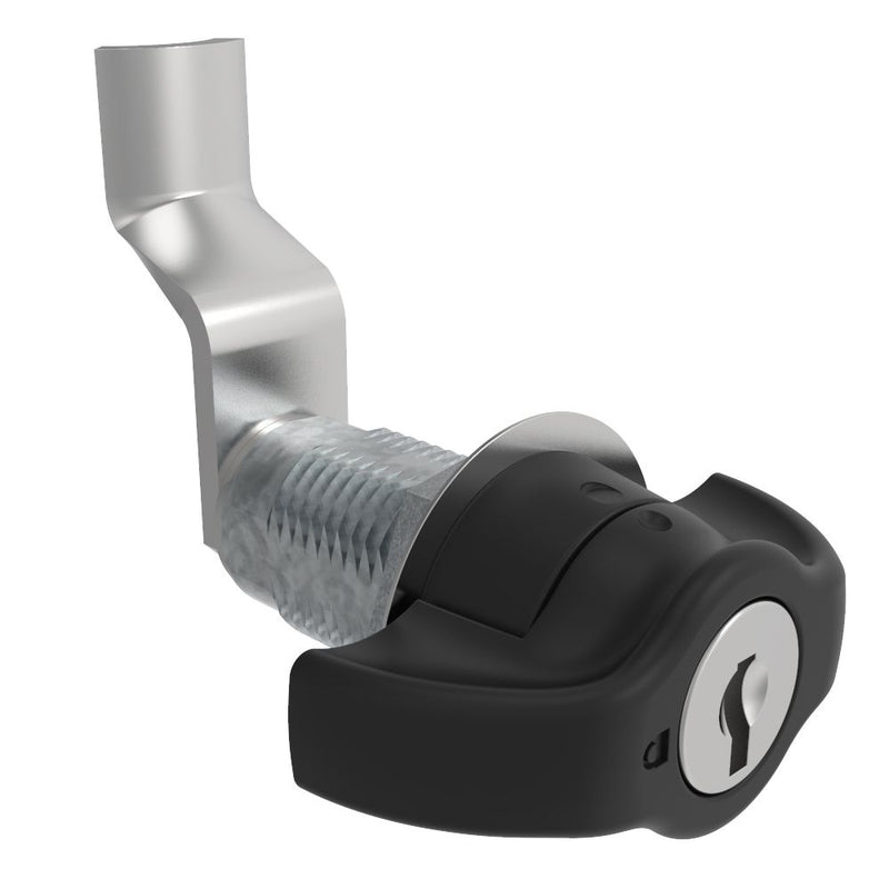 SOUTHCO VISE ACTION® Compression Latch, Large Size, Wing, Zinc Alloy, Powder Coated, Black, 45 mm (1.77 in) Grip [E3-1251-155]