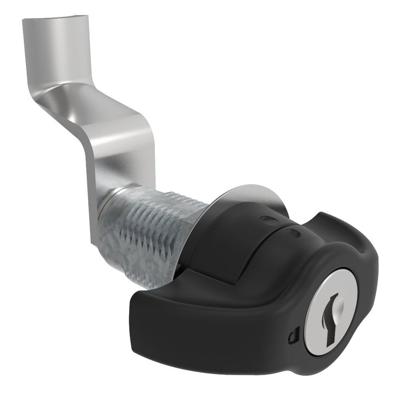 SOUTHCO VISE ACTION® Compression Latch, Large Size, Wing, Zinc Alloy, Powder Coated, Black, 47 mm (1.85 in) Grip [E3-1251-165]
