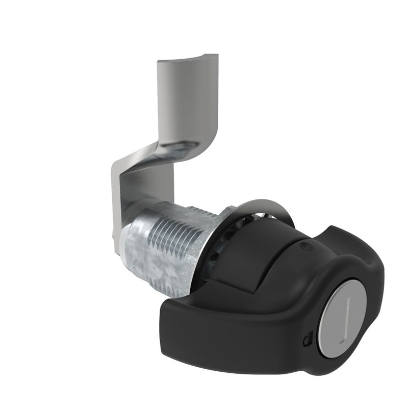 SOUTHCO VISE ACTION® Compression Latch, Large Size, Wing, Zinc Alloy, Powder Coated, Black, 15 mm (0.59 in) Grip [E3-1258-005]