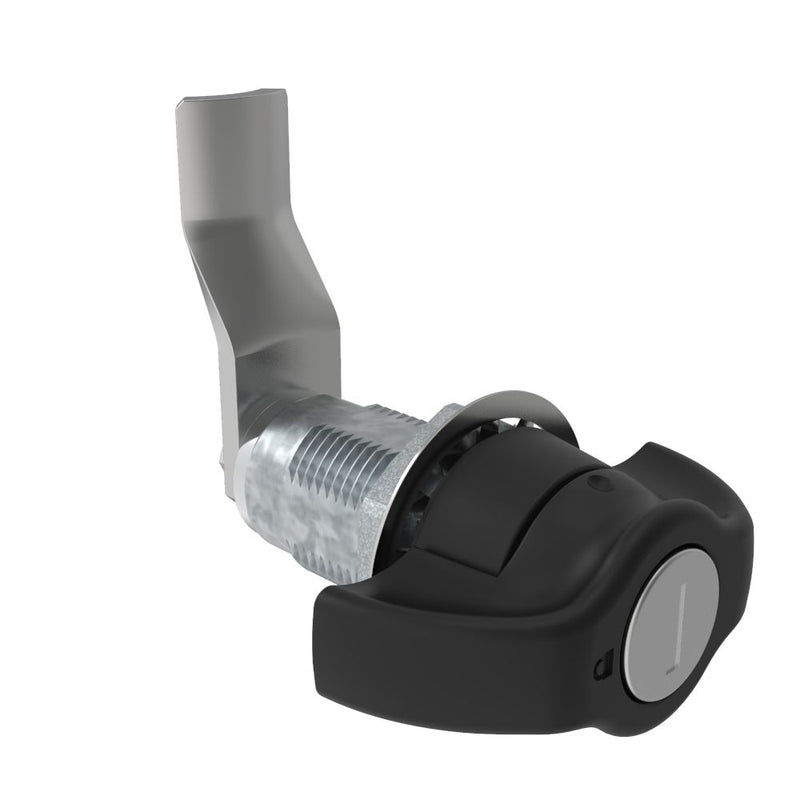 SOUTHCO VISE ACTION® Compression Latch, Large Size, Wing, Zinc Alloy, Powder Coated, Black, 37 mm (1.46 in) Grip [E3-1258-115]