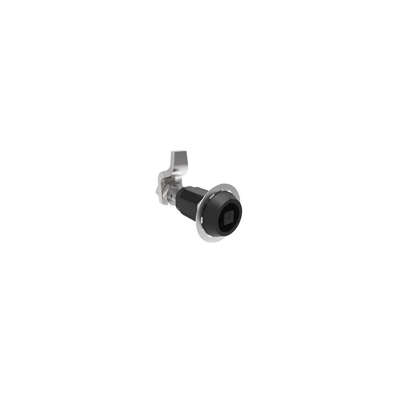 SOUTHCO VISE ACTION® Compression Latch, Large Size, 8 mm Square, Aluminum Alloy, Powder Coated, Black [E3-110-256]