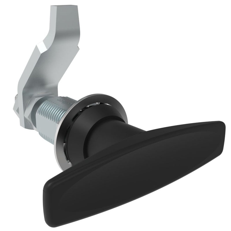 SOUTHCO VISE ACTION® Compression Latch, Large Size, T-Handle, Zinc Alloy, Powder Coat, Black, Deep Offset Cam [E3-113-75]