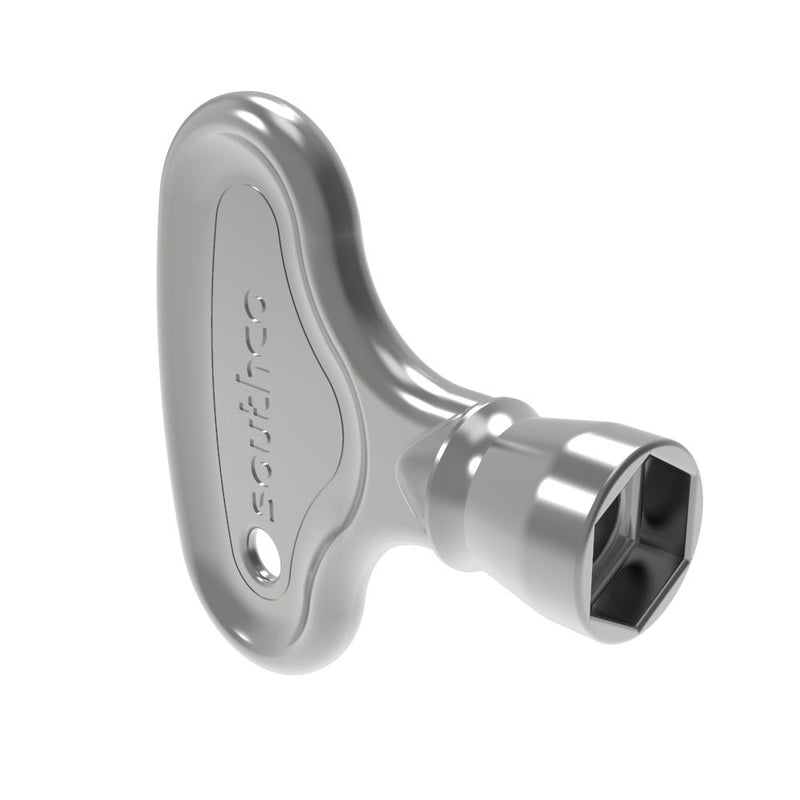 SOUTHCO Key, Belcore 216, Zinc Alloy, Nickel Plated [E3-12-1]