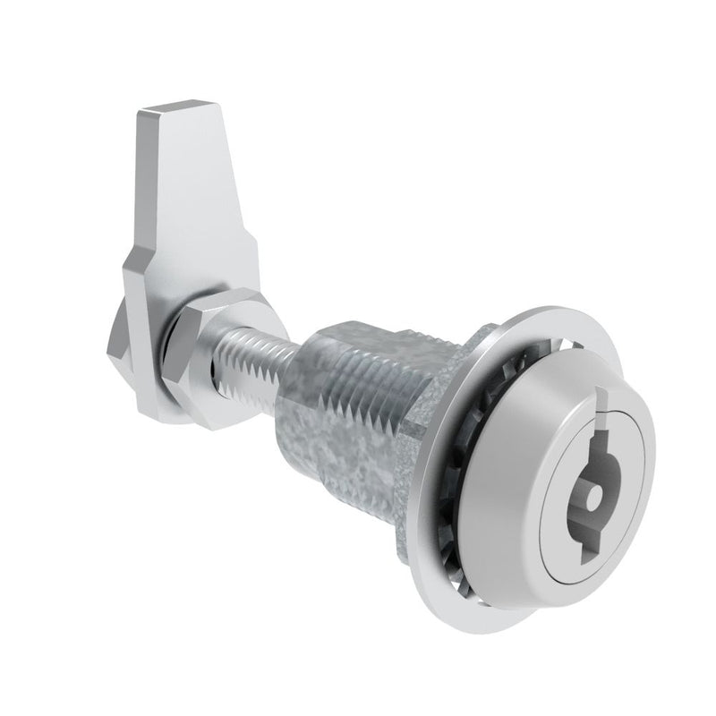 SOUTHCO VISE ACTION® Compression Latch, Large Size, 3 mm Double Bitted Recess, Zinc Alloy, Powder Coated, Silver [E3-12-37]